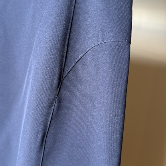 Michael kors navy business suit skirt slit size 4 - Picture 4 of 9